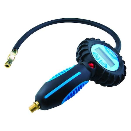 Tire Inflator, Black Anodized, 12 in. Size MPN:83014