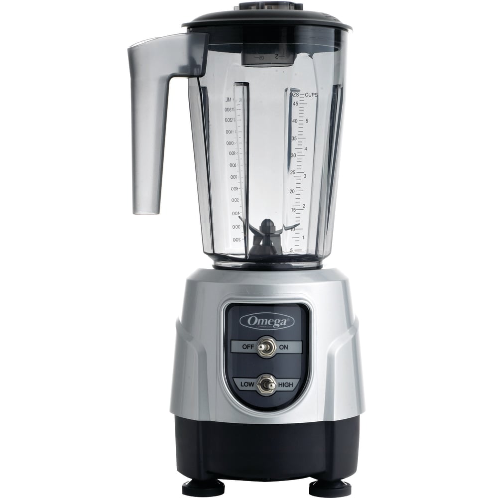 Omega BL330S 1HP High/Low Speed Blender, Silver MPN:BL330S