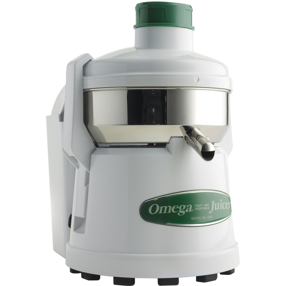 Omega J4000 High-Speed Pulp Ejection Juicer, White MPN:J4000