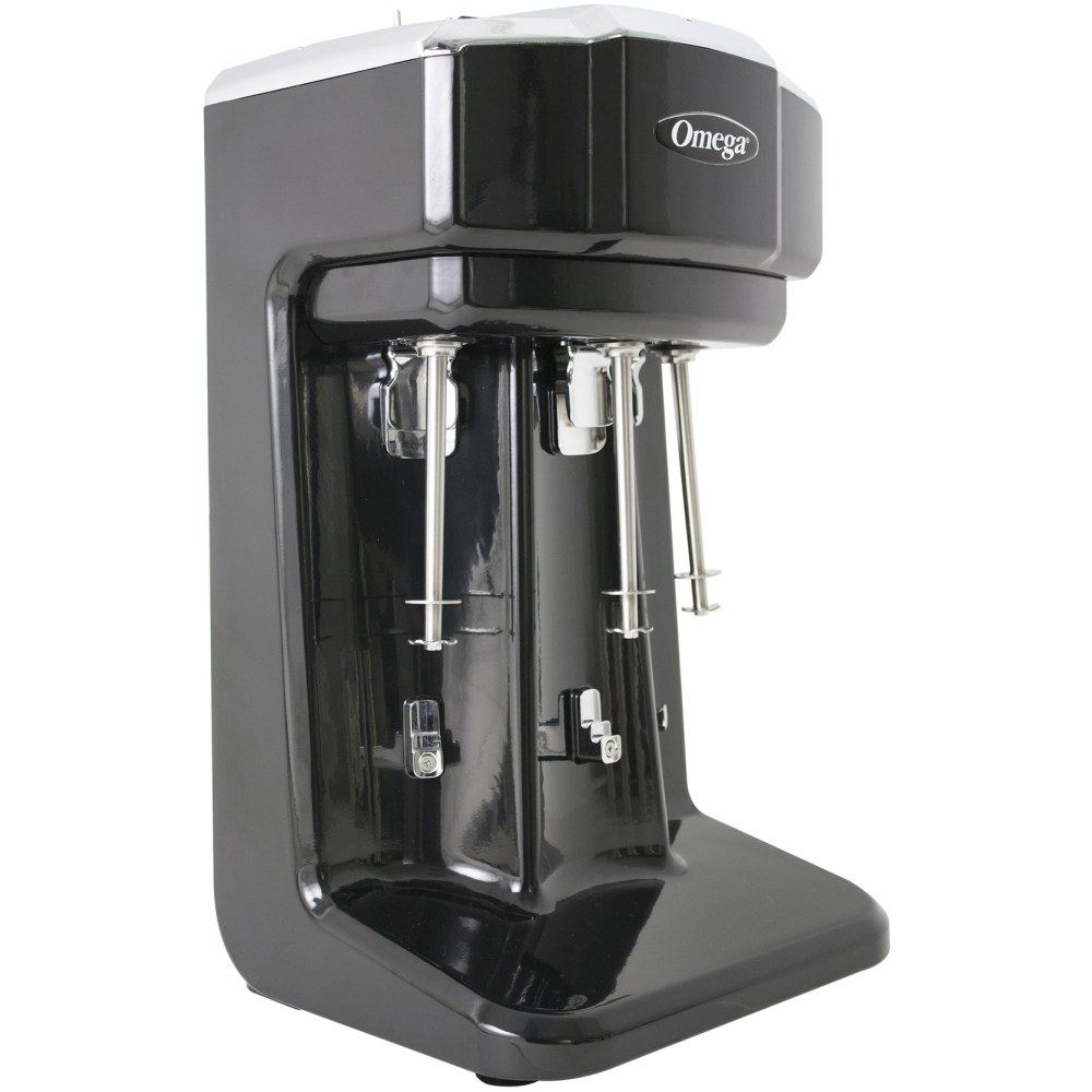 Omega M3000 Triple Spindle Milkshake Maker, Black/Silver MPN:M3000