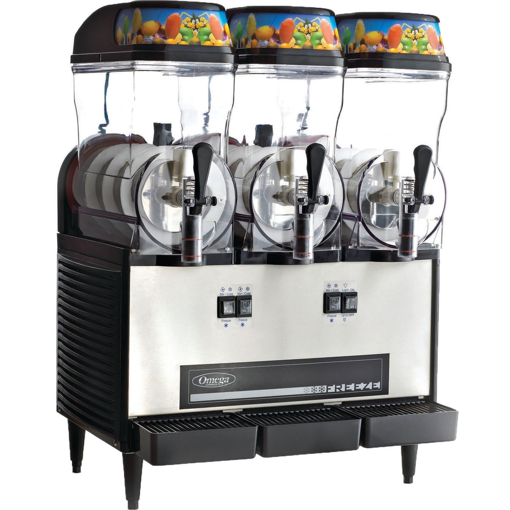 Omega Slushy Machine, 3-Chamber, Silver MPN:OFS30