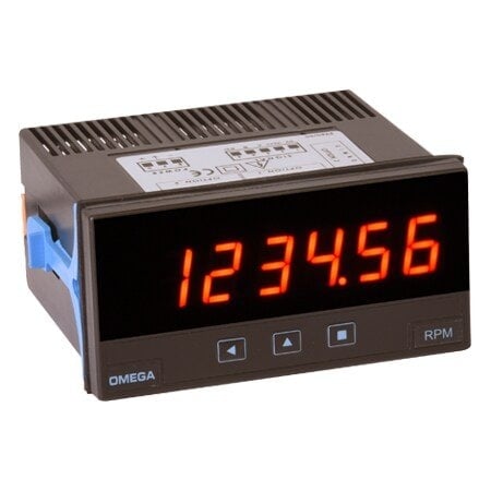 DIN Digital Counter: 1/8 DIN, Panel Mount, 85 Vac/Vdc to 265 Vac/Vdc, 1P/P, 500 kHz, 5.5 Display MPN:DPF20-HV