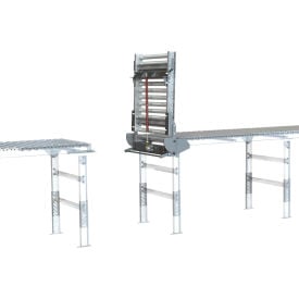 Omni Metalcraft 3' Spring Assisted Roller Conveyor Gate 1-3/8