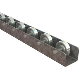 Omni Metalcraft Straight Flow Rail FRWL1.94-1-3-10 - U-Channel 2-29/32