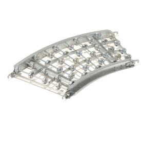 Omni Metalcraft Aluminum Skate Wheel Conveyor Curved Section WAHC3-12-10-45 WAHC3-12-10-45