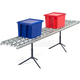 Omni Metalcraft Aluminum Skate Wheel Conveyor Straight Section WAHS3-12-8-5 WAHS3-12-8-5