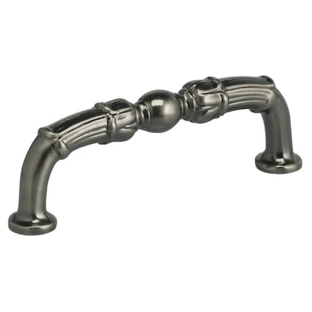 Center to Center Ornate Cabinet Pull Antique Nickel 3-1/2