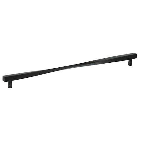 Center to Center Modern Twisted Cabinet Pull Oil Rubbed Bronze 16-1/2