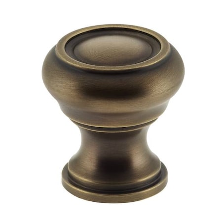 Traditional Cabinet Knob Antique Bronze 1-1/4