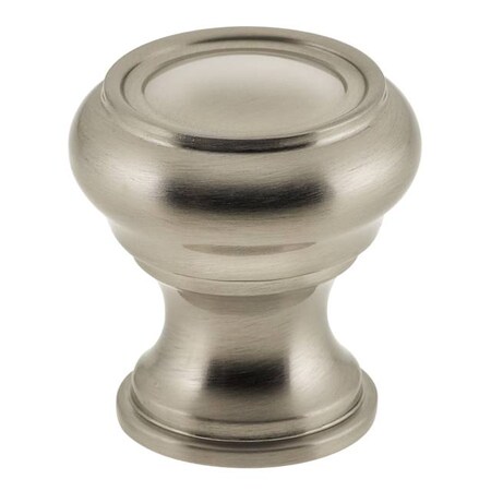 Traditional Cabinet Knob Satin Nickel 1-1/2