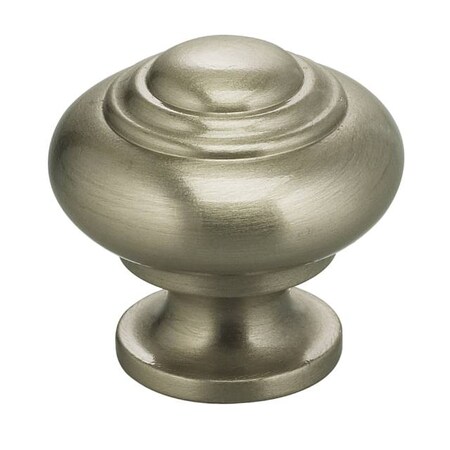 Classic Cabinet Knob Satin Nickel 1-3/16