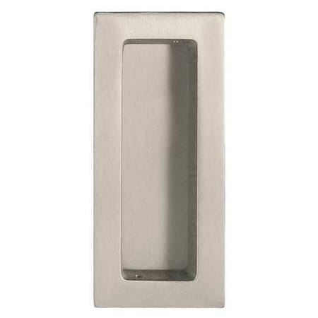 Flush Pull, Solid Brass, Gray MPN:653/00.15
