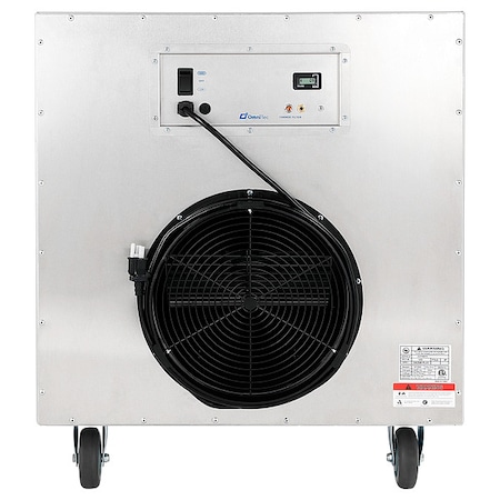 NegativeAirMachine, 2200cfm, Silver, 115VAC MPN:OA2500 PLUS