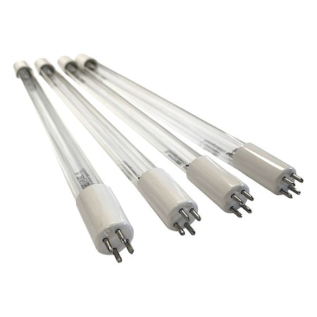 UltravioletCBulb, 12inL, 15W, 254nm, PK4 MPN:SureUVC-4Pk
