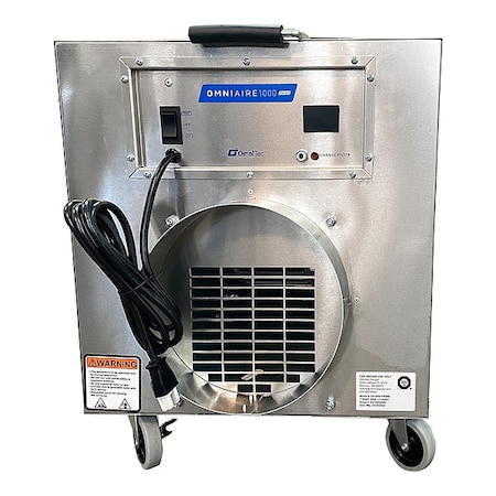 NegativeAirMachine, 1000cfm, Silver, 115VAC MPN:OA1000 PRIME