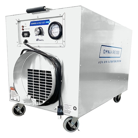 NegativeAirMachine, 1000cfm, White, 115VAC MPN:OA1000 PRO-P