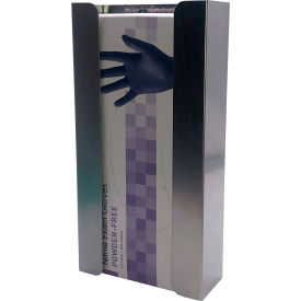Omnimed Slimline Single Stainless Steel Glove Box Holder 4-15/16