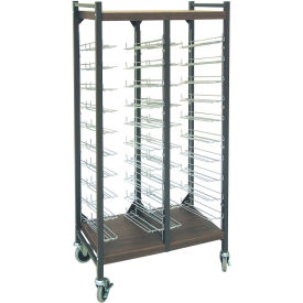 Omnimed® Standard Horizontal Open Chart Rack 20 Binder Capacity Beige 264420-BG