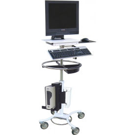 Omnimed® 350717 Omni Computer Cart with Cord Wrap 350717
