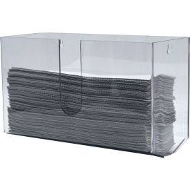 Omnimed PETG Folded Paper Towel Dispenser Clear 304020
