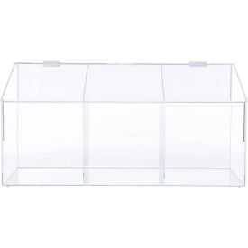 Omnimed Acrylic Compartment Storage Container 3 Compartment 23-3/4