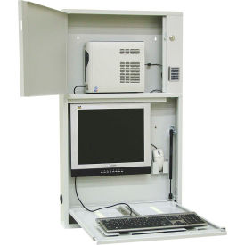 Omnimed® Informatics Work Center Programmable Electronic Lock Light Gray 291557-LG