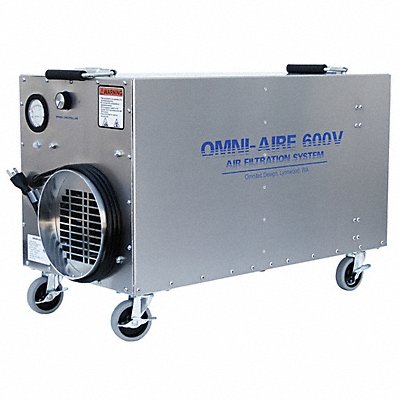 Industrial Air Scrub 600cfm 1/4hp Silver MPN:OA600VM