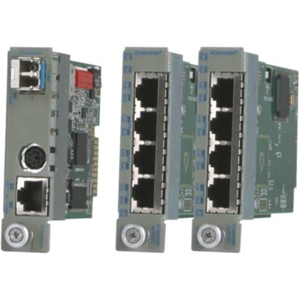 Omnitron Systems iConverter 2422-0-32 T1/E1 Multiplexer - 1 Gbit/s - 4 MPN:2422-0-32