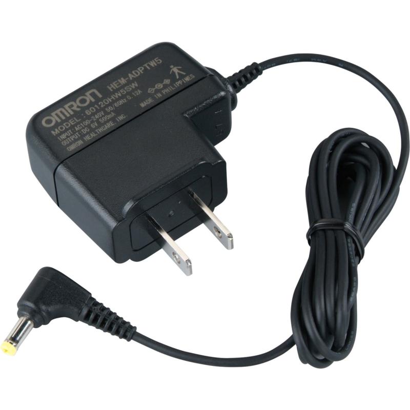 Omron AC Adapter - 120 V AC, 230 V AC Input - 6 V DC Output - 500 mA MPN:HEM-ADPTW5
