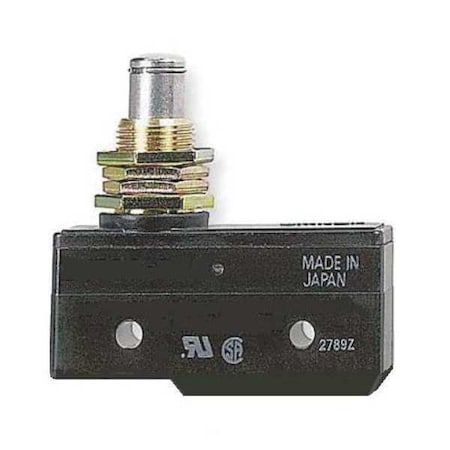 Snap Action Switch, Panel Mount, Plunger Actuator, SPDT, 20 A at 480 V AC Contact Rating MPN:A-20GQ