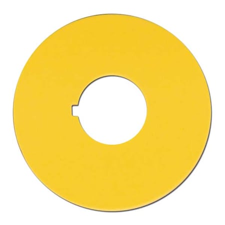 Legend Plate, Yellow/Yellow, Round MPN:A16Z-5070