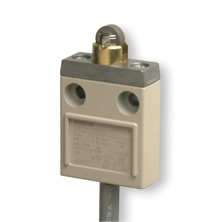 Limit Switch, Plunger, Roller, SPDT, 5A at 240V AC, Actuator Location: Top MPN:D4C1602