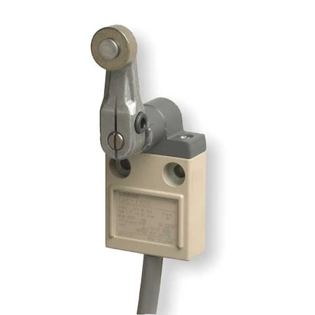 Limit Switch, Roller Lever, Rotary, SPDT, 5A at 240V AC, Actuator Location: Side MPN:D4C1720