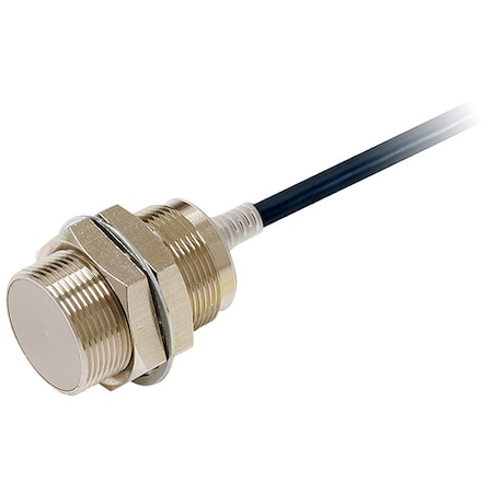 Cylindrical, Inductive Proximity Sensor, 30 mm Dia., Brass, 2 m, Bare Wire, 3 Wires, Shielded MPN:E2E-X10C130 2M