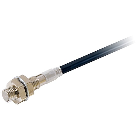 Cylindrical, Inductive Proximity Sensor, 8 mm Dia., Stainless Steel, 2 m, Bare Wire, 3 Wires, Shielded MPN:E2E-X1R5C18 2M