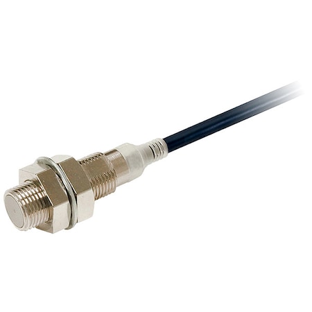Cylindrical, Inductive Proximity Sensor, 12 mm Dia., Brass, 2 m, Bare Wire, 3 Wires, Shielded MPN:E2E-X2C212 2M