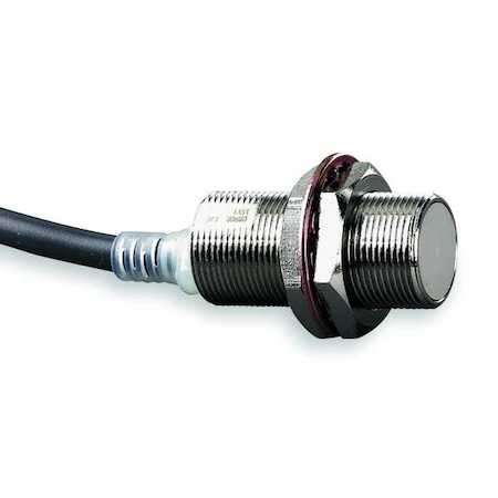 Cylindrical, Inductive Proximity Sensor, 12 mm Dia., Brass, 2 m, Bare Wire, 2 Wires, Shielded MPN:E2E-X2Y1