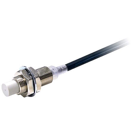 Cylindrical, Inductive Proximity Sensor, 12 mm Dia., Brass, 2 m, Bare Wire, 3 Wires, Unshielded MPN:E2E-X5MC112 2M
