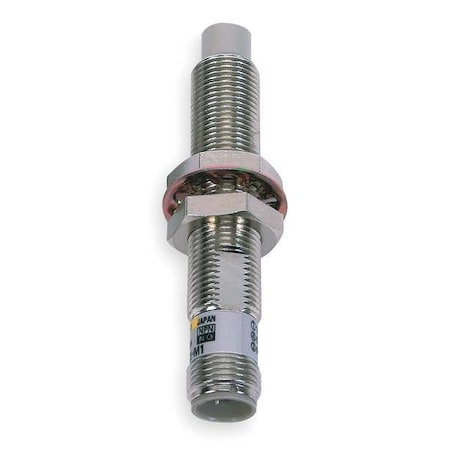 Cylindrical, Inductive Proximity Sensor, 18 mm Dia., Brass, M12, 2 Wires, Unshielded MPN:E2E2-X10MY1-M4
