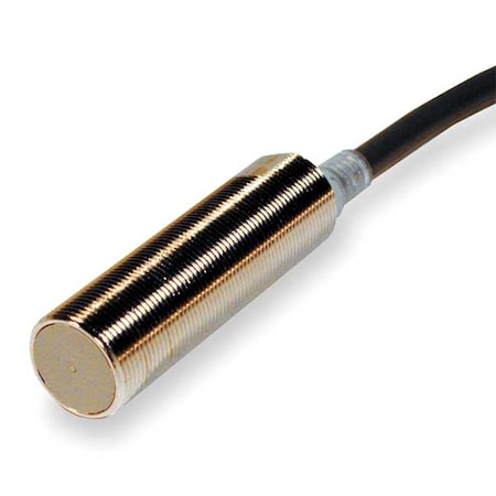 Cylindrical, Inductive Proximity Sensor, 18 mm Dia., Brass, 2 m, Bare Wire, 2 Wires, Shielded MPN:E2E2-X5Y2