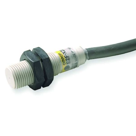 Cylindrical, Inductive Proximity Sensor, 8 mm Dia., Polyarylate Resin, 2 m, Bare Wire, 3 Wires, Shielded MPN:E2F-X1R5E1