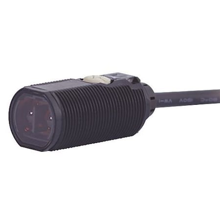 Retroreflective Photoelectric Sensor, Bare Wire, Straight, Cylindrical, Selectable Light On/Dark On, PNP MPN:E3FA-BP112M