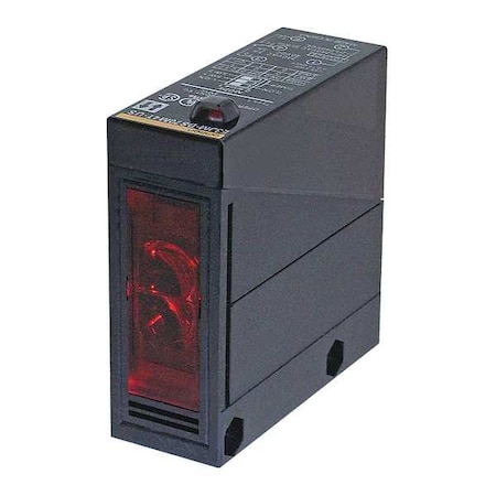 Diffuse Photoelectric Sensor, Terminal Block, Right Angle, Rectangular, Selectable Light On/Dark On, Relay MPN:E3JMDS70M4TUS