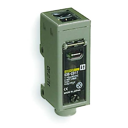 Through-Beam Photoelectric Sensor Set, Bare Wire, Rectangular, Selectable Light On/Dark On, NPN and PNP MPN:E3SCT61