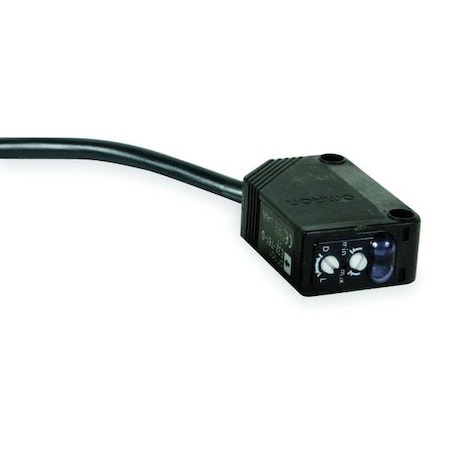 Through-Beam Photoelectric Sensor Set, Bare Wire, Right Angle, Rectangular, Selectable Light On/Dark On, NPN MPN:E3Z-T61