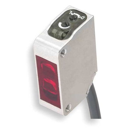 Diffuse Photoelectric Sensor, Bare Wire, Right Angle, Rectangular, Selectable Light On/Dark On, NPN MPN:E3ZM-D62 2M