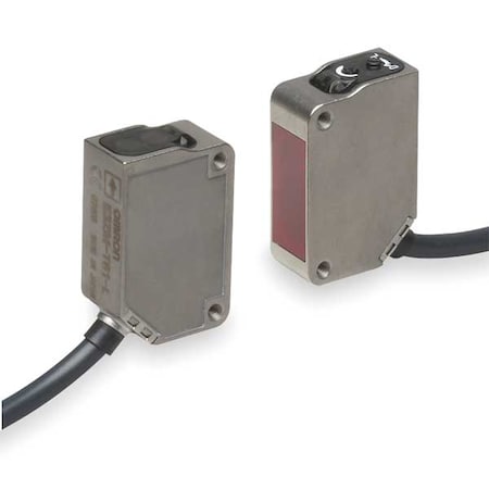 Through-Beam Photoelectric Sensor Set, Bare Wire, Right Angle, Rectangular, Selectable Light On/Dark On, PNP MPN:E3ZM-T81 2M