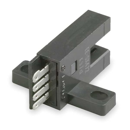Through-Beam Photoelectric Sensor, Solder Terminal, Right Angle, T-Slot, Light On, NPN MPN:EE-SX472
