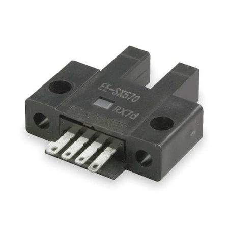 Through-Beam Photoelectric Sensor, Solder Terminal, Straight, U-Slot, Selectable Light On/Dark On, PNP MPN:EE-SX670P
