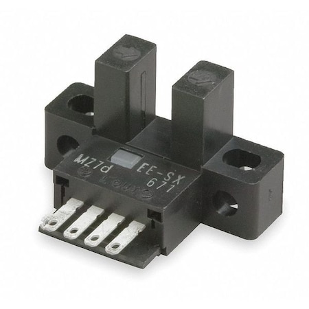 Through-Beam Photoelectric Sensor, Solder Terminal, Right Angle, L-Slot, Selectable Light On/Dark On, PNP MPN:EE-SX671P